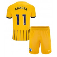 Echipament fotbal Brighton Simon Adingra #11 Tricou Deplasare 2024-25 pentru copii maneca scurta (+ Pantaloni scurti)